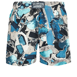 Uomo Classico stretch Stampato - Costume da bagno uomo Californian Pool Dogtown - Vilebrequin x Highsnobiety, Blue note back Uomo Classico stretch Stampato - Costume da bagno uomo Californian Pool Dogtown - Vilebrequin x Highsnobiety, Blue note back