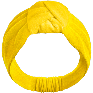 Damen Andere Uni - Frottee-Stirnband für Damen – Vilebrequin x JCC+ – Limitierte Serie, Citron front Damen Andere Uni - Frottee-Stirnband für Damen – Vilebrequin x JCC+ – Limitierte Serie, Citron front