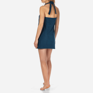 Mujer Autros Liso - Vestido en tejido terry con estampado liso para anudar alrededor del cuello para mujer, Spray backworn Mujer Autros Liso - Vestido en tejido terry con estampado liso para anudar alrededor del cuello para mujer, Spray backworn