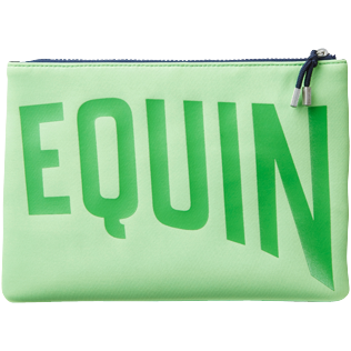 Autros Liso - Bolsa de playa de color liso con cremallera, Verde fluorescente back Autros Liso - Bolsa de playa de color liso con cremallera, Verde fluorescente back