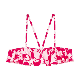 Girls Others Printed - Girls Bikini Top Happy Monkeys, Peony front Girls Others Printed - Girls Bikini Top Happy Monkeys, Peony front