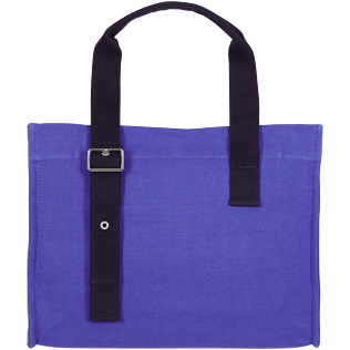 Others Solid - Small Cotton Beach Bag Solid, Royal blue back Others Solid - Small Cotton Beach Bag Solid, Royal blue back
