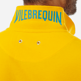 Homme AUTRES Uni - Polo en Piqué de Coton Homme Uni, Mangue supp1 Homme AUTRES Uni - Polo en Piqué de Coton Homme Uni, Mangue supp1