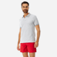 Men Others Solid - Men Cotton Pique Polo shirt Solid, Heather grey frontworn Men Others Solid - Men Cotton Pique Polo shirt Solid, Heather grey frontworn