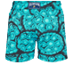 Uomo Cintura piatta Stampato - Costume da bagno stretch con cintura piatta uomo Inkshell 2015, Blu marine vista posteriore