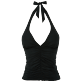 Women Others Solid - Women Tank Top Solid, Black front view