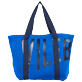 Andere Bedruckt - Große Vilebrequin Strandtasche, Sea blue Vorderansicht