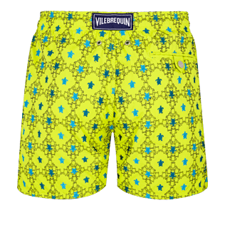 Hombre Bordados Bordado - Bañador con bordado Squad Turtles para hombre - Edición Limitada, Chartreuse back Hombre Bordados Bordado - Bañador con bordado Squad Turtles para hombre - Edición Limitada, Chartreuse back