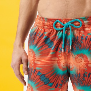 Men Others Printed - Men Stretch Swimwear Nautilius Tie & Dye, Poppy red details view 1