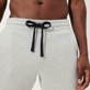 Hombre Autros Liso - Pantalones de chándal en algodón de color liso para hombre, Lihght gray heather detalles vista 1
