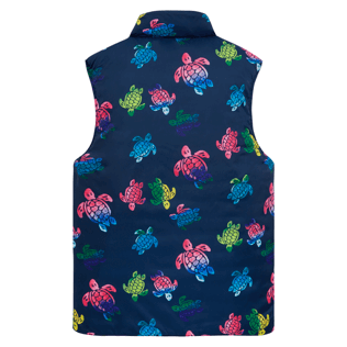 Others Printed - Unisex Sleeveless Jacket Ronde Des Tortues, Navy details view 2