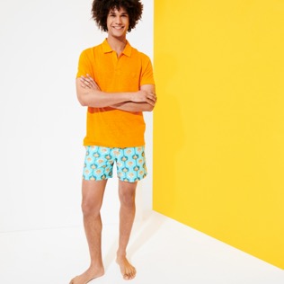 Men Classic Embroidered - Men Swim Trunks Embroidered Shell 70' - Limited Edition, Lazulii blue supp3 Men Classic Embroidered - Men Swim Trunks Embroidered Shell 70' - Limited Edition, Lazulii blue supp3