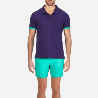 Men Others Solid - Men Cotton Pique Polo shirt Solid, Amethyst supp1 Men Others Solid - Men Cotton Pique Polo shirt Solid, Amethyst supp1