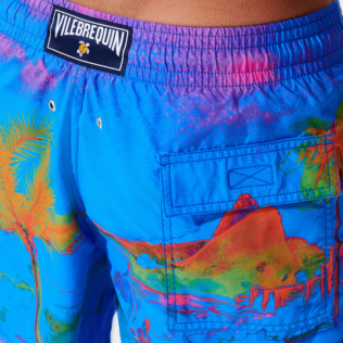 Imagen de Hombre Clásico Estampado - Bañador con estampado 2013 Rio 360° para hombre, Mar azul detalles vista 2 Imagen de Hombre Clásico Estampado - Bañador con estampado 2013 Rio 360° para hombre, Mar azul detalles vista 2
