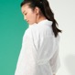 Damen Andere Bestickt - Broderies Anglaises Hemdkleid aus Baumwolle für Damen, Weiss Details Ansicht 1