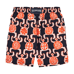 Niños Autros Estampado - Bañador con estampado Primitive Turtles, Azul marino back Niños Autros Estampado - Bañador con estampado Primitive Turtles, Azul marino back