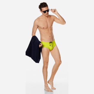 Uomo Slip e Boxer Unita - Slip mare uomo aderenti a tinta unita, Verde brillante supp2 Uomo Slip e Boxer Unita - Slip mare uomo aderenti a tinta unita, Verde brillante supp2