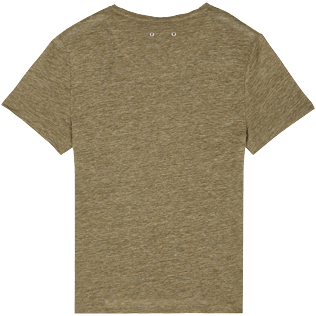 Men Others Solid - Men Linen Jersey T-Shirt Solid, Heather sycamore back Men Others Solid - Men Linen Jersey T-Shirt Solid, Heather sycamore back