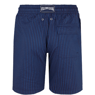 Hombre Autros Gráfico - Bermudas de algodón con estampado Rayures Corde para hombre, Azul marino back Hombre Autros Gráfico - Bermudas de algodón con estampado Rayures Corde para hombre, Azul marino back