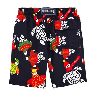 Niños Corte Clásico Estampado - Bañador con estampado Sweater Turtles, Azul marino back Niños Corte Clásico Estampado - Bañador con estampado Sweater Turtles, Azul marino back