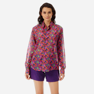 Altri Stampato - Camicia unisex in cotone Porto Rico, Arancione scuro supp3 Altri Stampato - Camicia unisex in cotone Porto Rico, Arancione scuro supp3