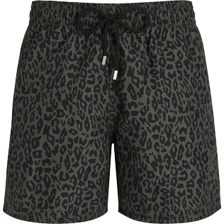 Men Others Printed - Men Swim Trunks Small Camo - Vilebrequin x Palm Angels, Bronze front view