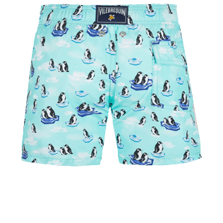 Photo de Garçons AUTRES Imprimé - Maillot de bain garçon 1995 Penguins On The Rock !, Lagon vue de dos Photo de Garçons AUTRES Imprimé - Maillot de bain garçon 1995 Penguins On The Rock !, Lagon vue de dos