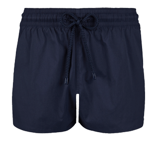 Men Short classic Solid - Men short and fitted stretch swimtrunks solid, Navy front Men Short classic Solid - Men short and fitted stretch swimtrunks solid, Navy front