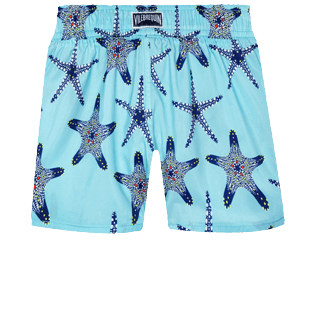 Niñas Autros Estampado - Bañador en tejido ligero con estampado Starfish Dance para niña, Lazulii blue back Niñas Autros Estampado - Bañador en tejido ligero con estampado Starfish Dance para niña, Lazulii blue back