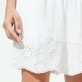 Women Others Embroidered - Women Linen Bermuda Shorts Broderies Anglaises, White details view 1