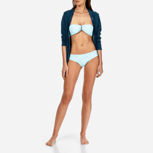 Mujer Bottoms Estampado - Braguitas de bikini con estampado Hypnotic Turtles para mujer, Laguna supp3 Mujer Bottoms Estampado - Braguitas de bikini con estampado Hypnotic Turtles para mujer, Laguna supp3