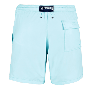 Men Classic / Moorea Embroidered - Men Swimwear Placed Embroidery Mosaic Turtles, Lagoon back Men Classic / Moorea Embroidered - Men Swimwear Placed Embroidery Mosaic Turtles, Lagoon back