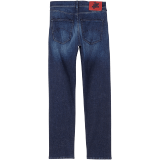 Hombre Autros Liso - Vaqueros estrechos en el tobillo con cinco bolsillos para hombre, Med denim w2 back Hombre Autros Liso - Vaqueros estrechos en el tobillo con cinco bolsillos para hombre, Med denim w2 back