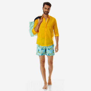 Men Embroidered Embroidered - Men Embroidered Swimwear Hawaii - Limited Edition, Tropezian blue supp2 Men Embroidered Embroidered - Men Embroidered Swimwear Hawaii - Limited Edition, Tropezian blue supp2