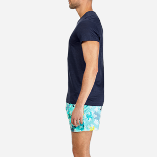 Men Others Solid - Men Linen Jersey T-Shirt Solid, Navy supp3 Men Others Solid - Men Linen Jersey T-Shirt Solid, Navy supp3