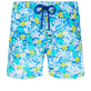 男士 Tropical Turtles Vintage 泳裤 Lazulii blue 正面图