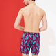 Men Classic Embroidered - Men Swimwear Embroidered 2000 Vie Aquatique - Limited Edition, Kerala back worn view