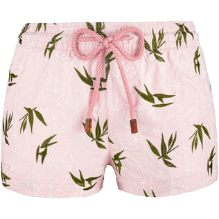 Femme Shortys Brodé - Shorty Femme Broderie Bamboo Song, Pivoine front Femme Shortys Brodé - Shorty Femme Broderie Bamboo Song, Pivoine front