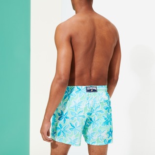Men Ultra-light classique Printed - Men Swimwear Ultra-light and packable 1993 Raiatea, Cardamom back worn view