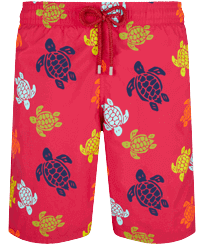 Men Others Printed - Men Long Swimwear Ronde Des Tortues, Burgundy front view