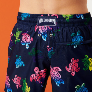 Hombre Clásico ultra ligero Estampado - Men Swimwear Ultra-light and packable Ronde des Tortues Aquarelle, Azul marino supp7 Hombre Clásico ultra ligero Estampado - Men Swimwear Ultra-light and packable Ronde des Tortues Aquarelle, Azul marino supp7