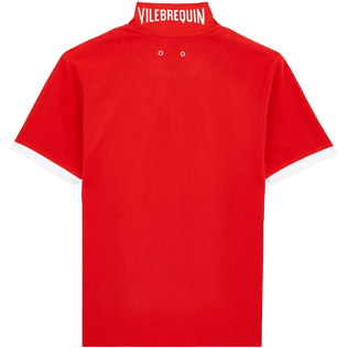 Men Others Solid - Men Cotton Polo Shirt Solid, Medicis red back Men Others Solid - Men Cotton Polo Shirt Solid, Medicis red back