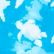 Maillot de bain Ultra-léger et pliable garçon Clouds, Bleu hawai 