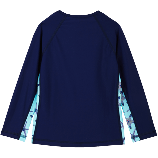 Andere Bedruckt - Starfish Dance Rashguard mit langen Ärmeln Unisex, Batik blue back Andere Bedruckt - Starfish Dance Rashguard mit langen Ärmeln Unisex, Batik blue back