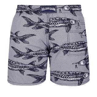 Men Classic Printed - Men swimtrunks Belle ou Gars, White back Men Classic Printed - Men swimtrunks Belle ou Gars, White back