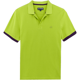 Men Others Solid - Men Cotton Pique Polo Shirt Solid, Cactus front Men Others Solid - Men Cotton Pique Polo Shirt Solid, Cactus front