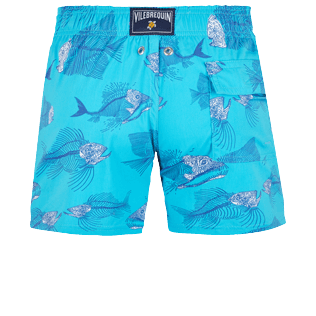 Boys Others Printed - Boys Swimwear Stretch 2018 Prehistoric Fish, Azure back view