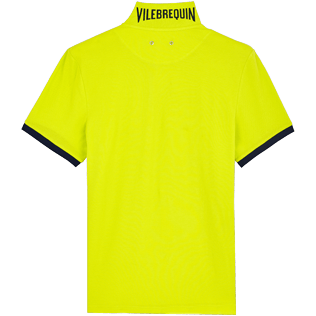 Men Others Solid - Men Cotton Polo Shirt Solid, Chartreuse back Men Others Solid - Men Cotton Polo Shirt Solid, Chartreuse back