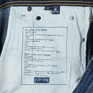 Hombre Autros Liso - Vaqueros rectos con cinco bolsillos para hombre, Med denim w2 supp3 Hombre Autros Liso - Vaqueros rectos con cinco bolsillos para hombre, Med denim w2 supp3