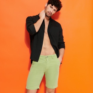 Homme AUTRES Uni - Chemise en Lin homme unie, Noir supp1 Homme AUTRES Uni - Chemise en Lin homme unie, Noir supp1